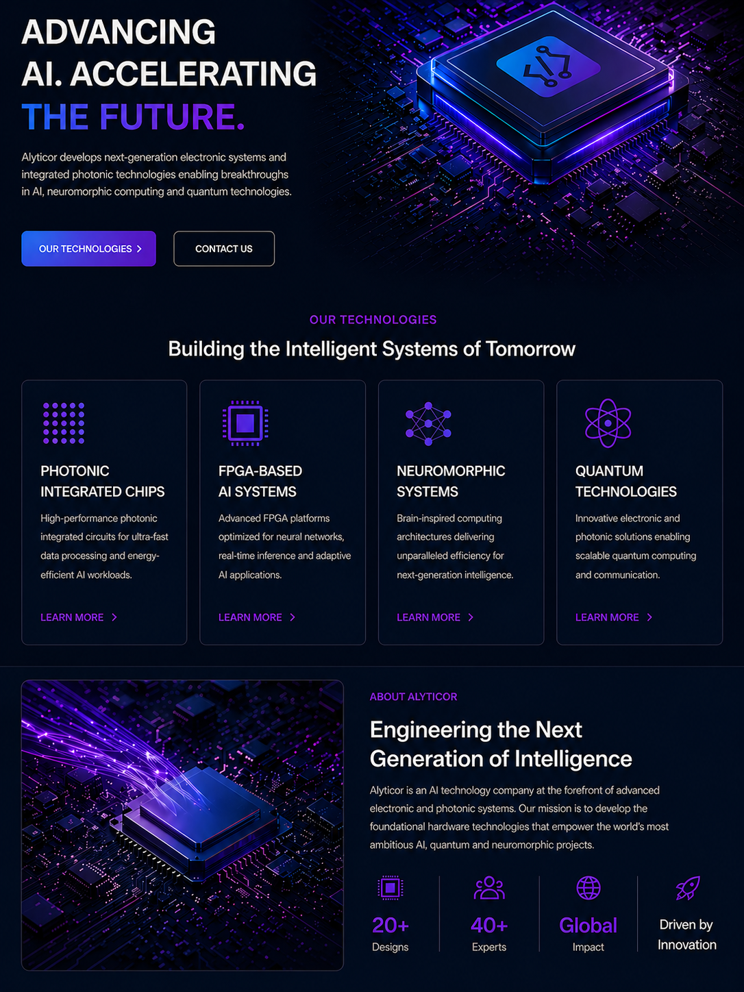 Alyticor advanced AI hardware visual